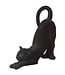 Chat noir tête en bas