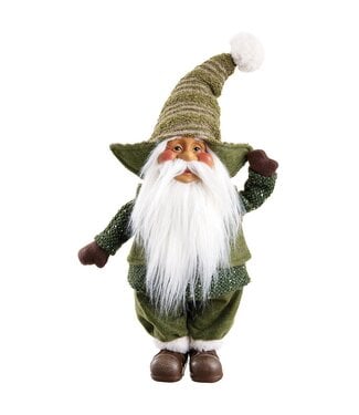Gnome garçons vert debout