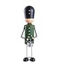 Soldat en métal vert et tambour | Figurine de Noël