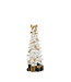 Sapin blanc boucles or | Décoration Noël