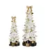 Sapin blanc boucles or | Décoration Noël