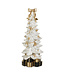 Sapin blanc boucles or | Décoration Noël