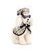 Caniche cape carreauté | Peluche chic