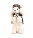 Caniche cape carreauté | Peluche chic