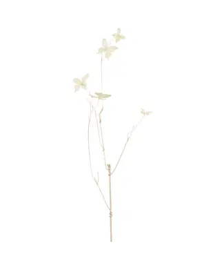 Tige de papillons blanc