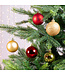 Ensemble de 30 boules rouge et or | Accessoire décoratif de Noël