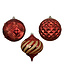 Boule rouge et or