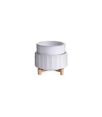 Diffuseur de fragrance 2 en 1 sur pied en bois
