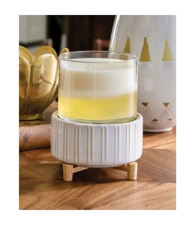 Diffuseur de fragrance 2 en 1 sur pied en bois | Douceur naturelle