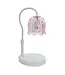 Lampe brûleur de fragrance tulipe rose et blanche