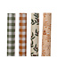 Papier d'emballage à motifs festifs