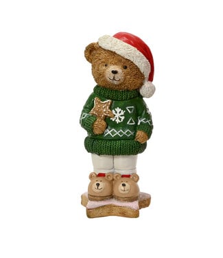 Ourson pâtissier de Noël