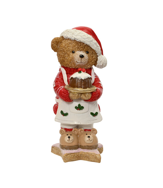 Ourson pâtissier de Noël |  Décoration des Fêtes