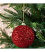 Boule de Noël à billes rouges | Tendance de Noël