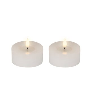 Ensemble de 2 lampions LED blanc 2,5 po
