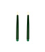 Ensemble de 2 chandelles LED vertes