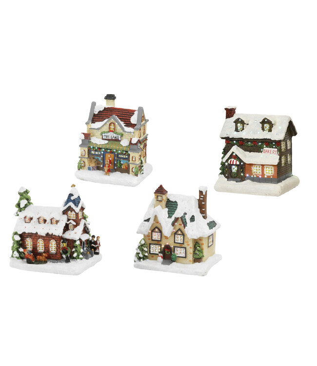 Boutique de jouets de Noël LED | Village de Noël