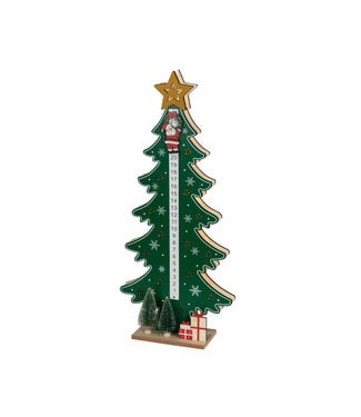 Calendrier de l'avent sapin et Père Noël