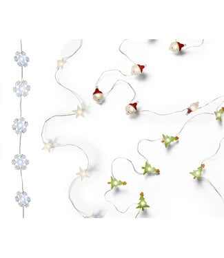 Fil lumineux de Noël à motifs 10 lumières