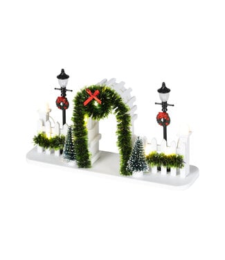 Entrée de jardin de Noël lumineuse LED