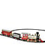 Train rouge et argent pour pied de sapin 47 po
