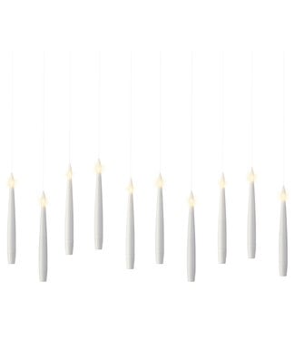 Ensemble de 10 chandelles suspendues de Noël