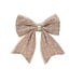 Boucle de Noël rose chic sur pince