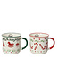 Tasse de Noël cannes de bonbon ou ornements
