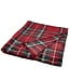 Couverture carreauté rouge 5 x 6,5 pi | Jeté décoratif