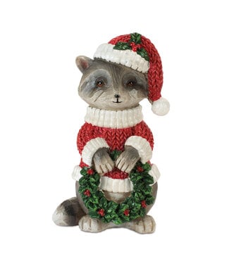 Raton de Noël avec couronne