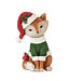 Renard de Noël avec cardinal