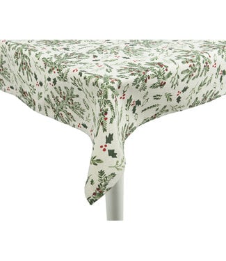 Nappe feuilles de gui  et branches de baies