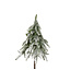 Sapin enneigé décoratif sur tige