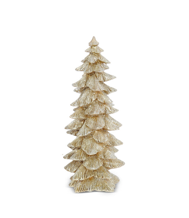 Sapin brillant or | Décoration scintillante