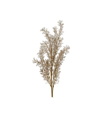 Tige décorative champagne enneigée