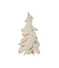 Sapin décoratif en métal et fourrure blanche | Douceur de Noël