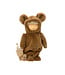 Fillette habit d'ourson brun et peluche | Douceur de Noël