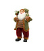 Père Noël laine verte et pantalon rouge