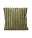 Coussin décoratif ligné vert