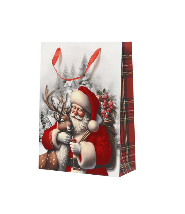Sac cadeau Père Noël en velours | Magie des fêtes