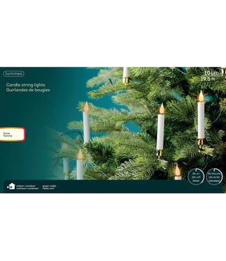 Guirlande de 10 bougies LED