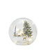 Boule illuminée chevreuil et chalet | Décor hivernal