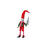 Lutin rouge et vert avec sapin
