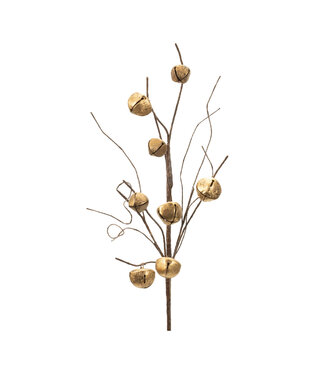 Branche de grelots dorés
