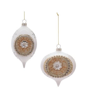 Boule de Noël en verre réflecteur