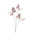 Tige de papillons or et argent