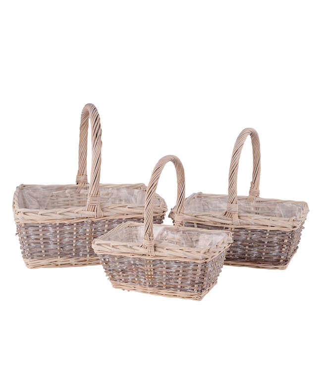 Panier beige pour végétaux | Maison & jardin