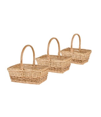 Panier rectangulaire naturel