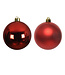 Boule plastique rouge | Noël classique