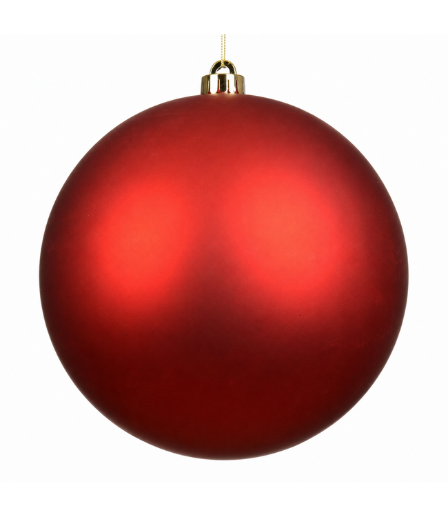 Boule plastique rouge | Noël classique
